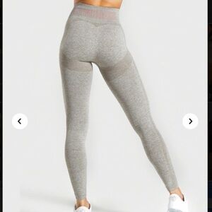 Gymshark Flex Leggings Khaki Merl Pink